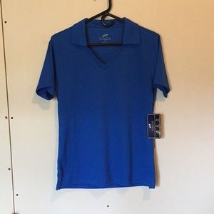 NWT Ladies Ultra Club Blue Polo Shirt